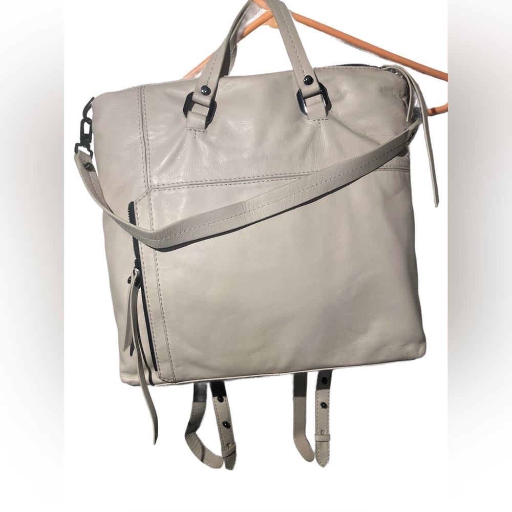 Botkier Off-White Leather Backpack